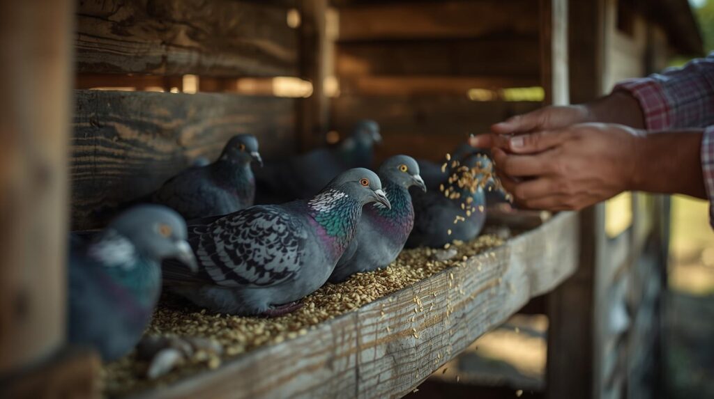 how to start pigeon farming for beginners with pigeon loft and pigeons