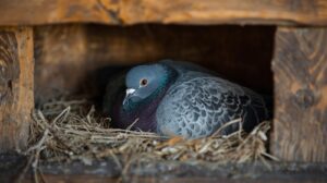 pigeon breeding pair pigeon breeding pair in nest box
